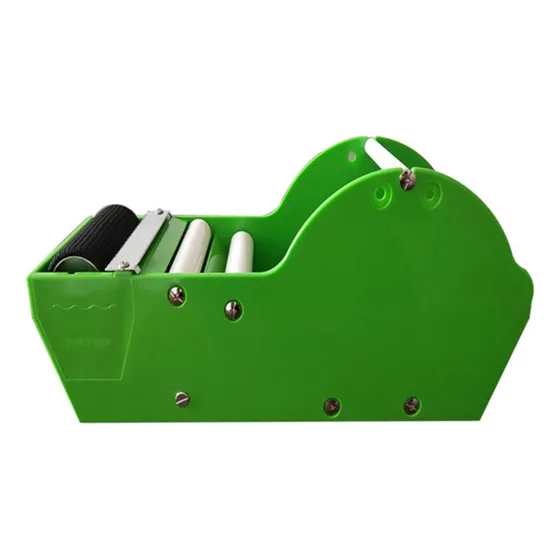Dispensador Cinta Papel Kraft Activado Agua Cortador Verde
