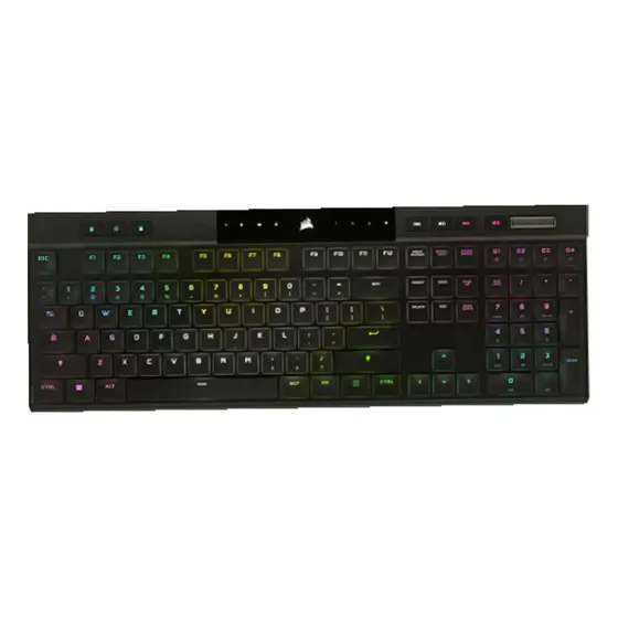 Teclado mecânico Corsair 654115 K100 Air Wireless RGB para