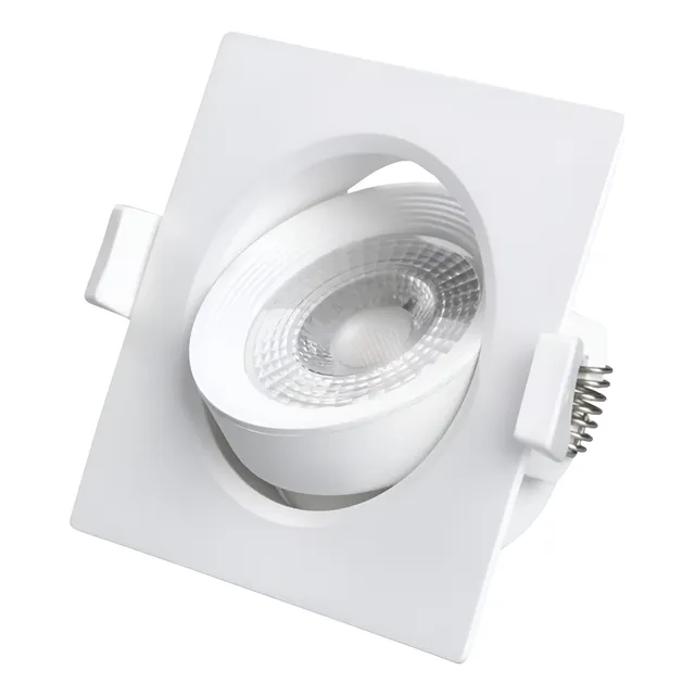 Spot 3,5w Quadrado Led Olho Boi Gesso G - Light 04 Unidades