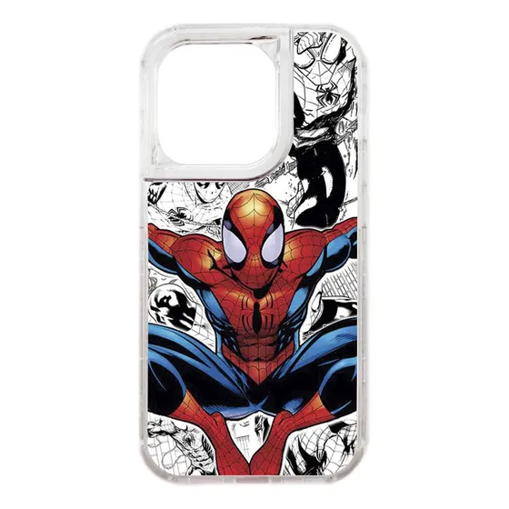 Funda Case 360 Para iPhone 15 Pro Spiderman Marvel