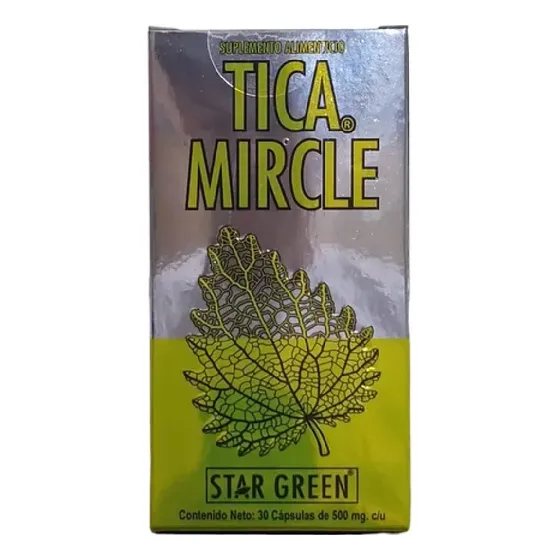 Suplemento En Cápsulas Star Green  Suplemento Ortiga Miracle En Frasco De 30ml 30 Un