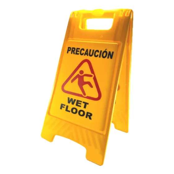 Aviso Piso Mojado Letrero Señal Precaucion Oficina Limpieza