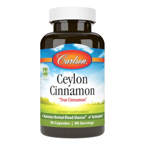 Carlson - Canela De Ceilán, Suplementos De Canela, 500 Mg, C