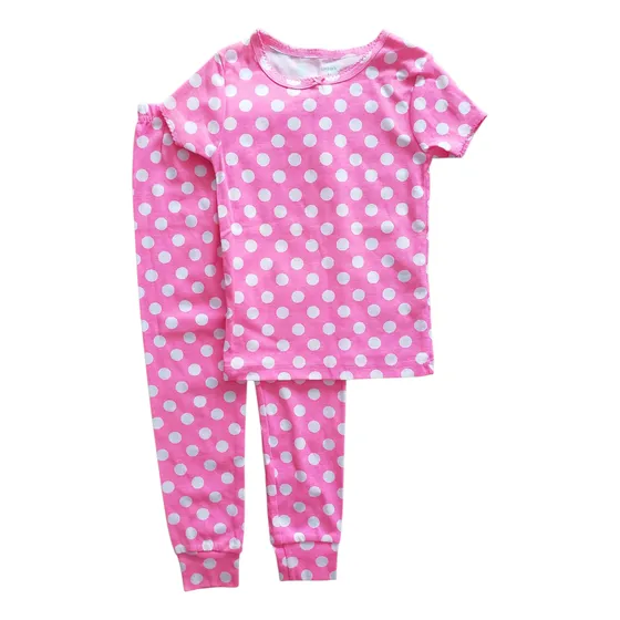 Pijama Niña Carters Conjunto Lunares Rosa Y Blanco 4 Años