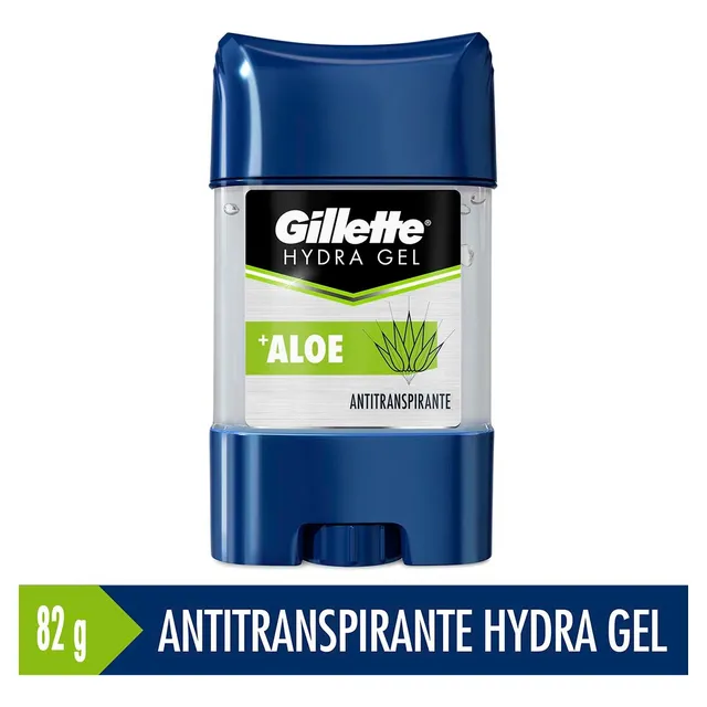 Antitranspirante Gillette Hydra Gel Aloe Sin Alcohol de 82g