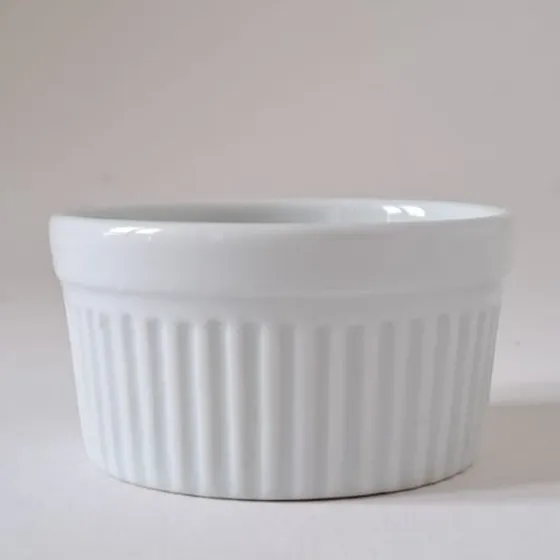 Set X 6 Cazuela 7 Cm De Porcelana Dip Cocota Apilable