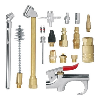 Kit Accesorios Aire Con 18 Piezas Para Compresor Lion Tools Kit Accesorios Aire Con 18 Piezas Para Compresor Lion Tools