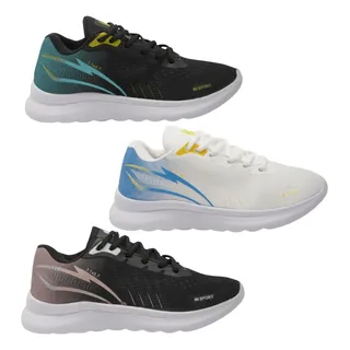 Kit 3 Tenis Masculino Esportivo Ideal Pra Corrida Caminhada