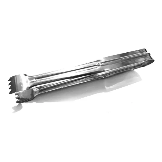 12 Pzas / Pinzas Hielo / Pinzas Usos Múltiples  Acero Inox