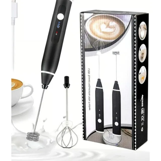 Mini Batidor Eléctrico Recargable Portatil Reposteria Cafe