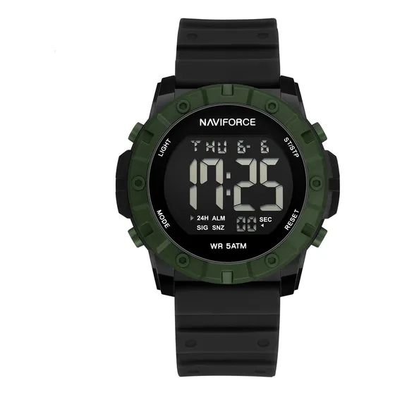 Reloj Naviforce Para Hombre Deportivo Militar Hora Digital