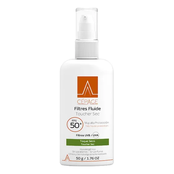 Cepage Protector Solar Fps 50 Filtres Fluido Toque Seco 50g