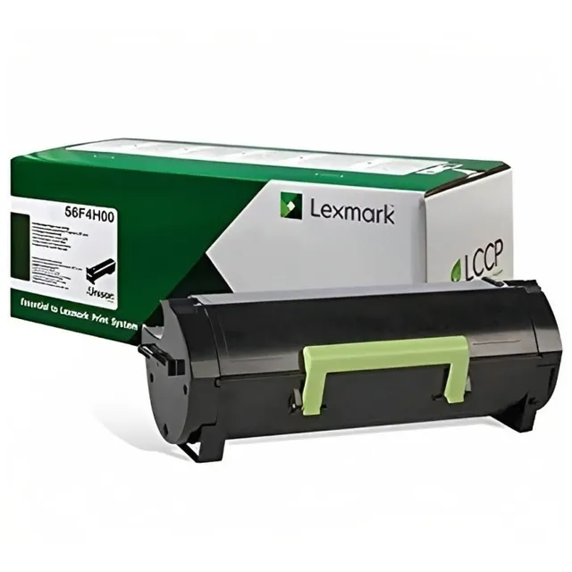 Cartucho De Tóner Lexmark 56f4h00 Negro Alto Rendimiento
