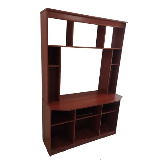 Mueble Moderno Multiuso / Biblioteca En Madera (usado)