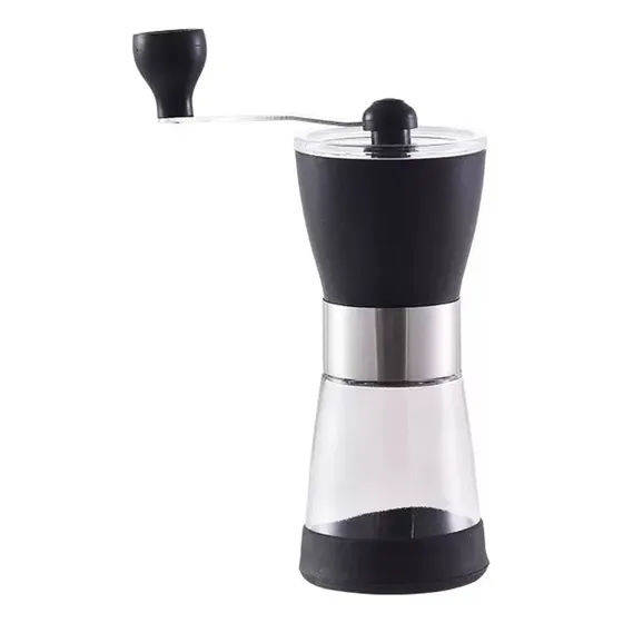 Molinillo De Café Manual Gadnic GR7 Profesional Molienda Regulable Con Manija Giratoria Color Negro