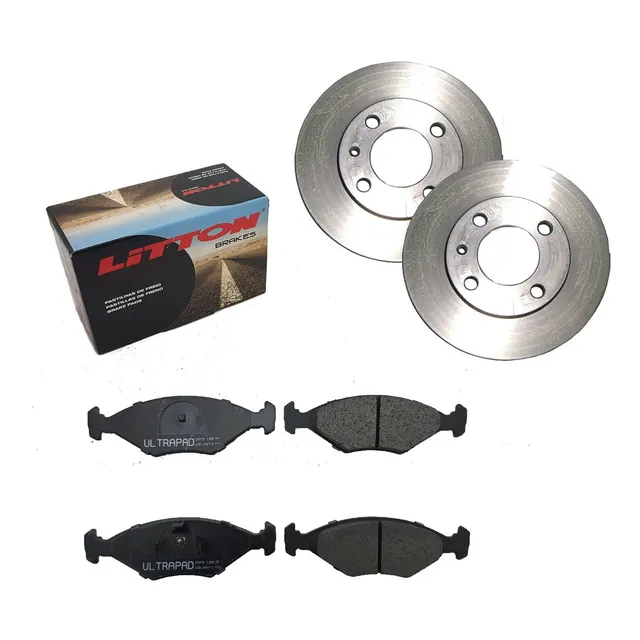 Kit Discos Y Pastillas Vw Gol Senda Gacel (solidos)
