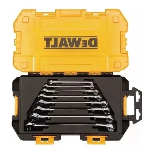 Juego De 8 Llaves Combinadas Estandar Sae Dewalt Dwmt73809