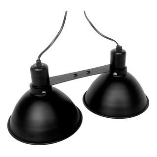 Lámpara P/terrario Doble Domo 21 Cm, Acero P/cualquier Foco Lámpara P/terrario Doble Domo 21 Cm, Acero P/cualquier Foco