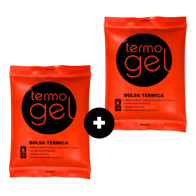 Kit 2 Bolsas Térmicas Pequena 350ml Compressa Quente Ou Fria