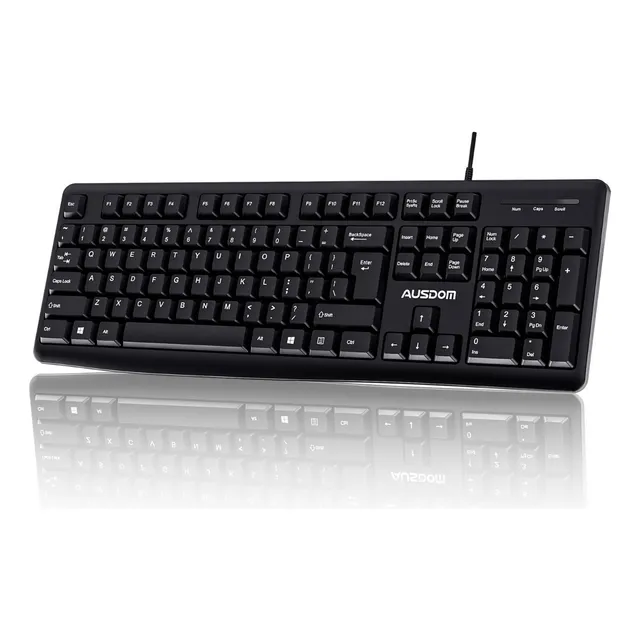 Teclado De Oficina Ergonómico De Tamaño Completo Para Window
