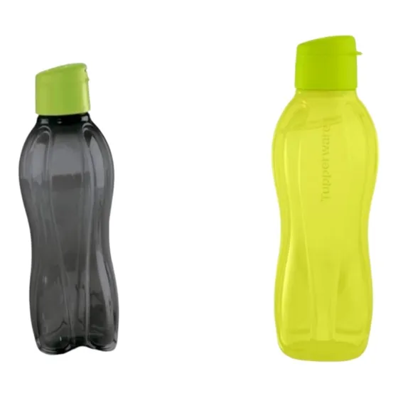  2 Eco Twist Botella De Agua Tupperware 750ml 