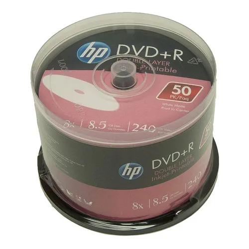 50 DVD+R imprimibles DL HP de doble capa, 8,5 GB, Cmc Magnetcs Xbox
