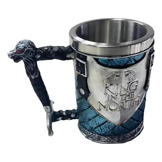 Taza Jarra De Acero King Of The North Game Of Thrones