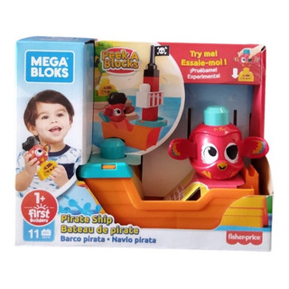 Mega Bloks Barco Pirata Fisher-price 100% Nuevo Y Original Mega Bloks Barco Pirata Fisher-price 100% Nuevo Y Original