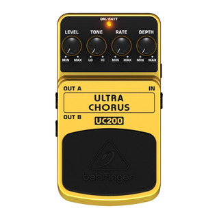 Pedal De Efecto Behringer Ultra Chorus Uc200 Amarillo Pedal De Efecto Behringer Ultra Chorus Uc200 Amarillo
