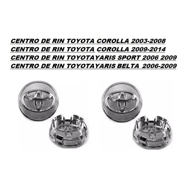 Centro De Rin Toyota Corolla 2009 2010 2011 2012 2013 2014