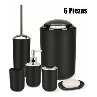 Juego De Accesorios Para Baño Artículos De Tocador 6 Piezas Juego De Accesorios Para Baño Artículos De Tocador 6 Piezas