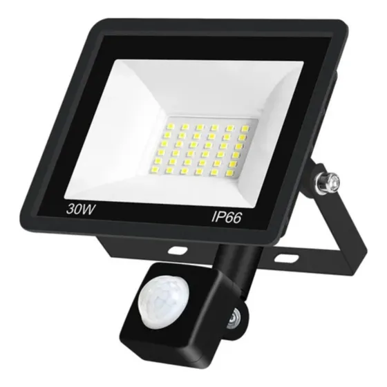 Pack 3 Focos Exterior Led 30w Con Sensor De Movimiento Ip66