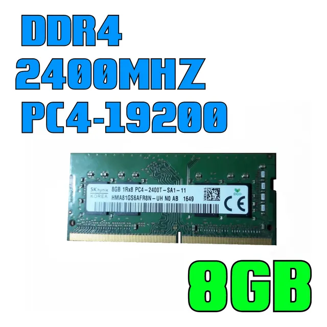 Memoria Ram Ddr4 Sodimm Laptop 8gb 3200mhz Kingston
