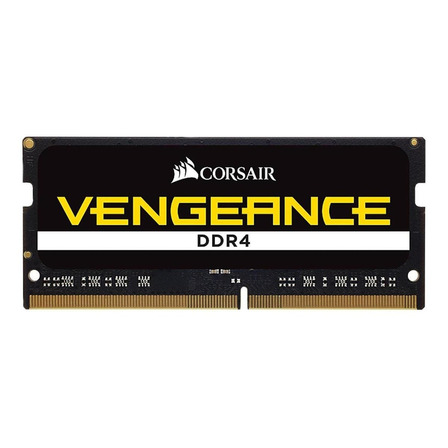 Memória RAM Vengeance color preto  16GB 1 Corsair CMSX16GX4M1A2666C18