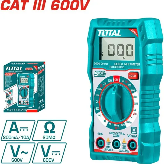 Tester Multimetro Digital Total
