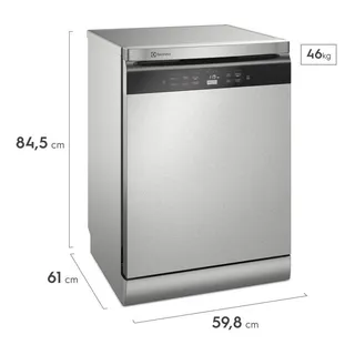 Lava Louças 14 Serviços Ll14x Inox Electrolux 220v Lava Louças 14 Serviços Ll14x Inox Electrolux 220v