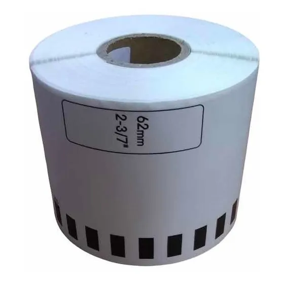 Rollo Etiqueta Térmica Dk 2205 Brother Ql Promocion 12 Pieza