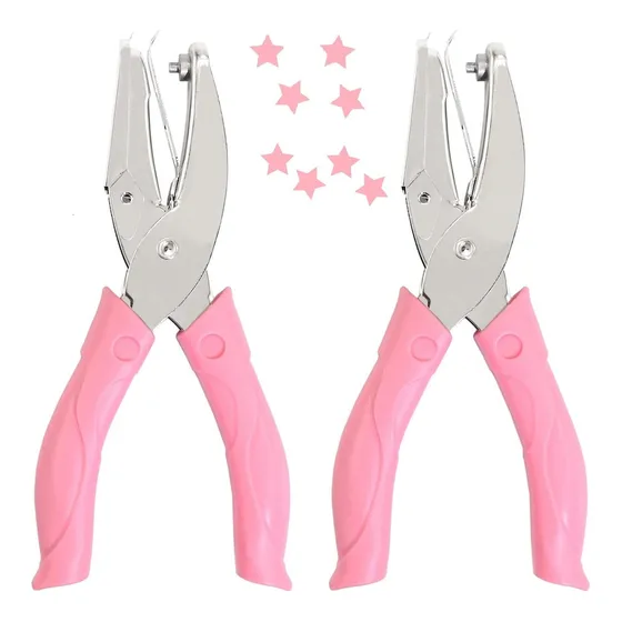 Eemiter 2 Perforador Papel Metal Forma Estrella 1 4 Para