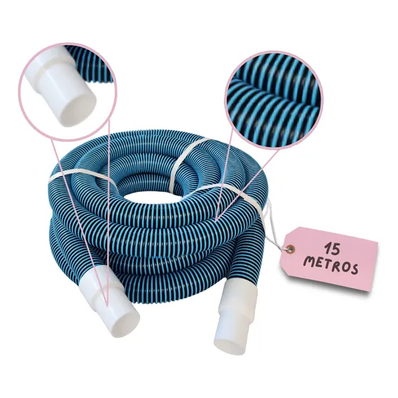Manguera Flexible Reforzada De 15m Albercas Piscinas