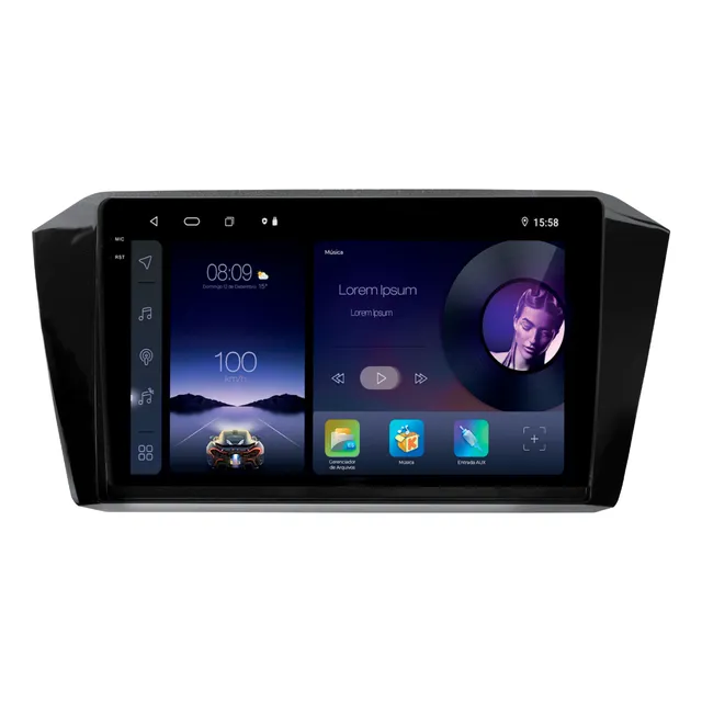 Multimídia Adak Iplay G2 Vw Voyage 2017 Acima 2ram 64gb 9'