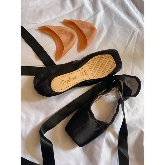 Zapatillas De Punta Ballet Daydance (negro - Talla Xxx 36 )