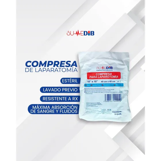 Compresas Esteril Marca  Sumedib Precio Por Bultos