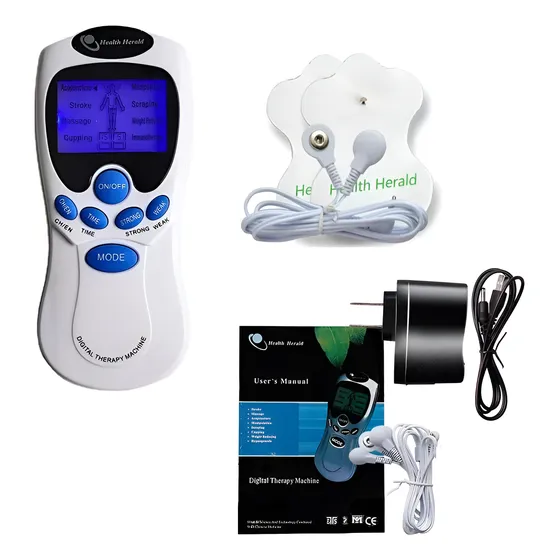 Masajeador Digital Electro Estimulador Muscular Fisioterapia