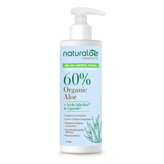 Gel De Limpieza Facial Piel Mixta A Grasa Naturaloe