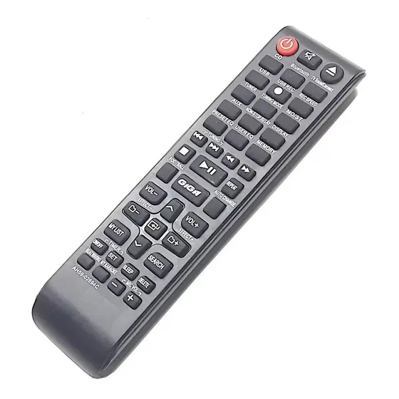 Controle Compativel De Som Samsung Mx-fs9000/zd Mx-hs6500/zd