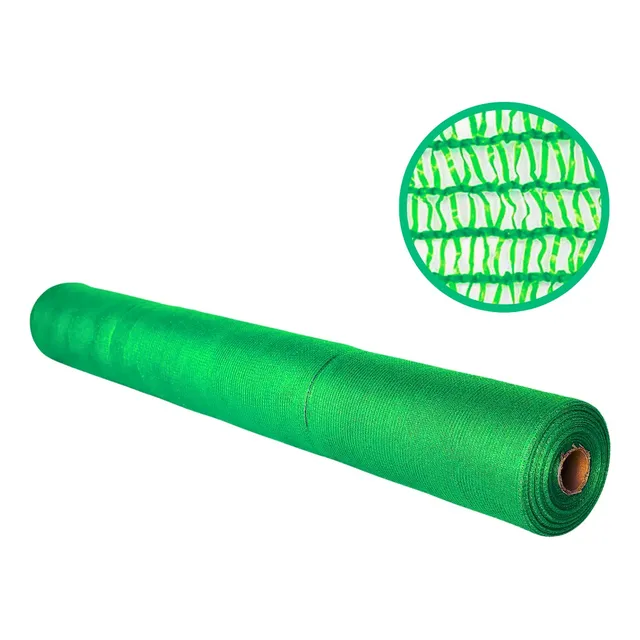 Malla Polisombra Verde Al 35% X Rollo 100m Largo X 4m Ancho
