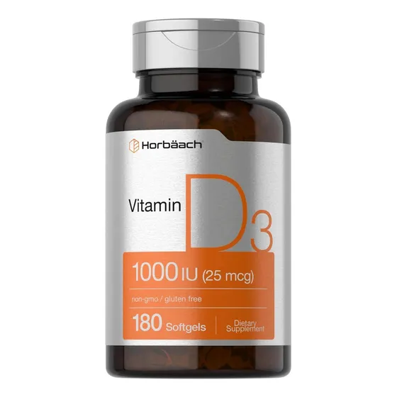 Cápsulas Blandas Horbäach Vitamin Diu (25 Mcg) | 180 | Sin Y