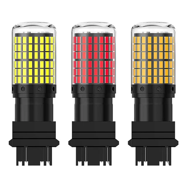 2 Focos Led T25 3156 3157 3457 4157 P27w P27/7w Cuarto Stop