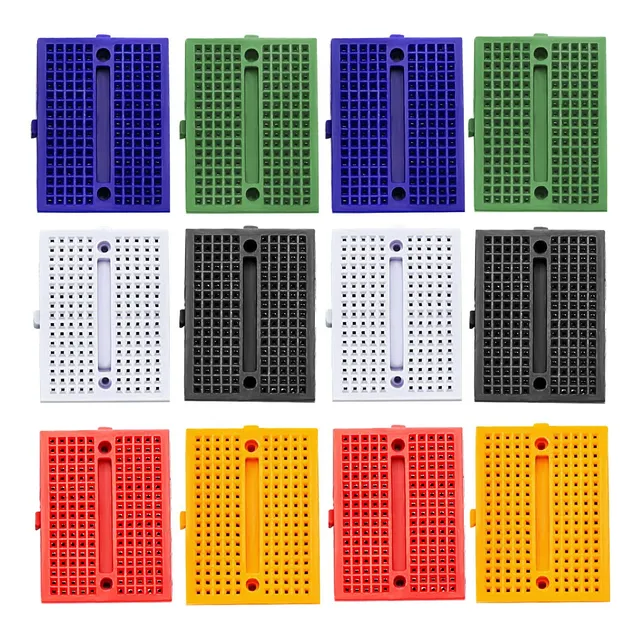 Mini Placa De Pruebas Cenrykay De 12 Piezas, 170 Puntos De C