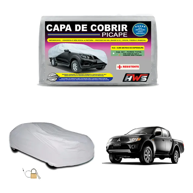 Capa Cobrir Suv Picape Forrada E Cadeado Xgg Pr Impermeável